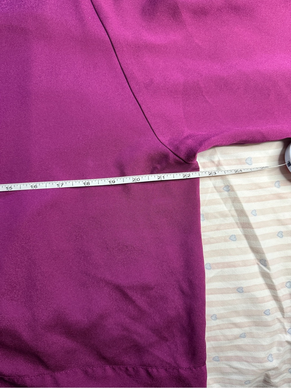 New York & Company Magenta Boatneck Blouse - Picture 7 of 8